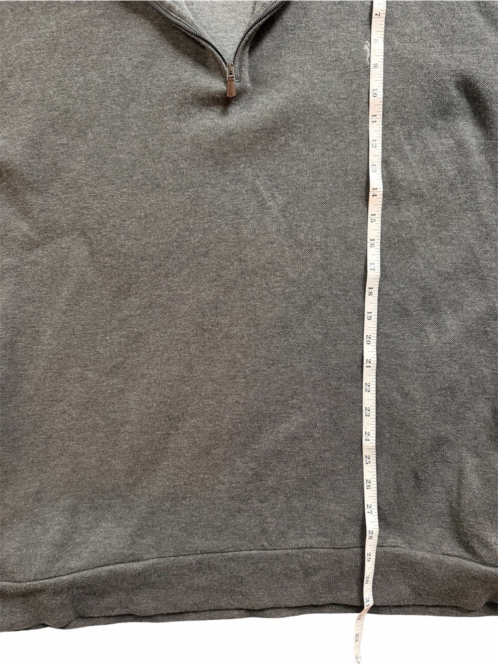 Polo Ralph Lauren 3XLT Gray Quarter Zip Pullover Sweater w/ Pockets Big & Tall - Picture 3 of 9